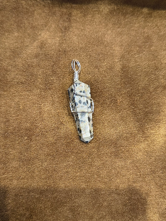 DALMATIAN JASPER JOY PENDANT (without chain)