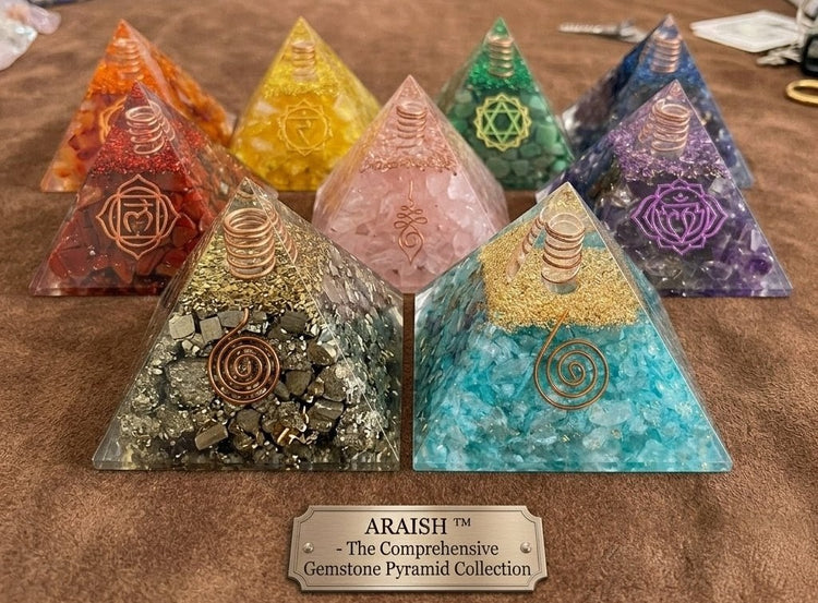 The Araish Signature Orgone Pyramid  Collection