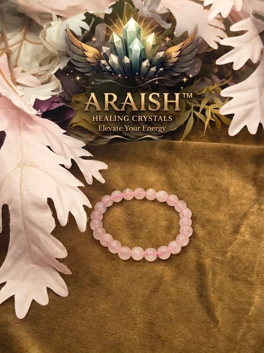 Rose Quartz  Love Bracelet