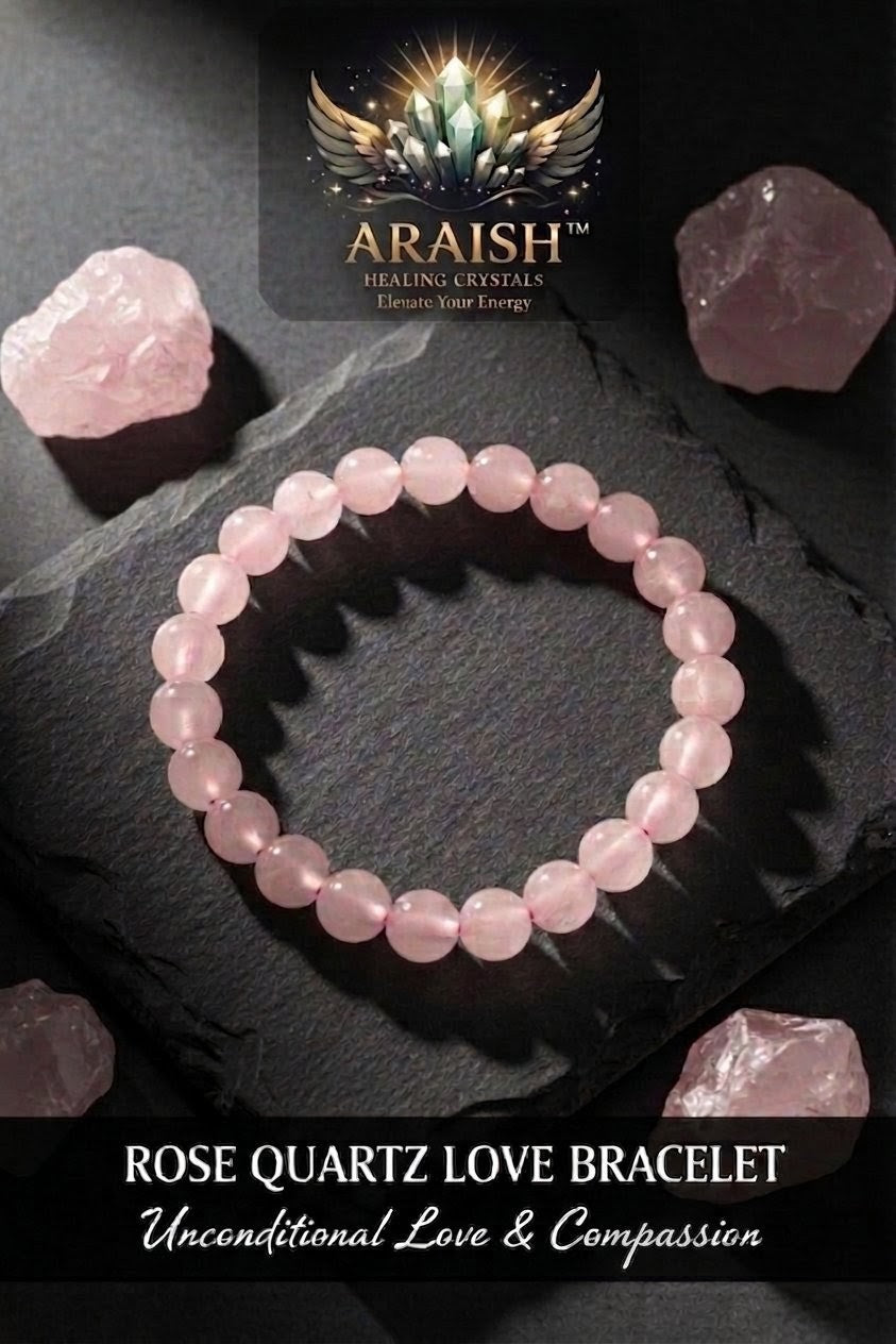 Rose Quartz  Love Bracelet