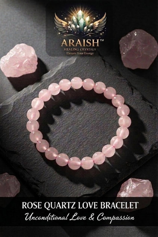 Rose Quartz  Love Bracelet