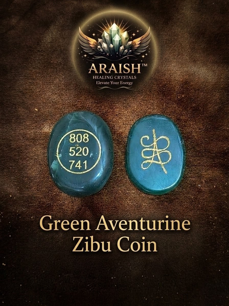 Green Aventurine Zibu Coin – Ultimate Prosperity & Luck.