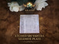 Etched Sri Yantra Selenite Plate{With Certificate}