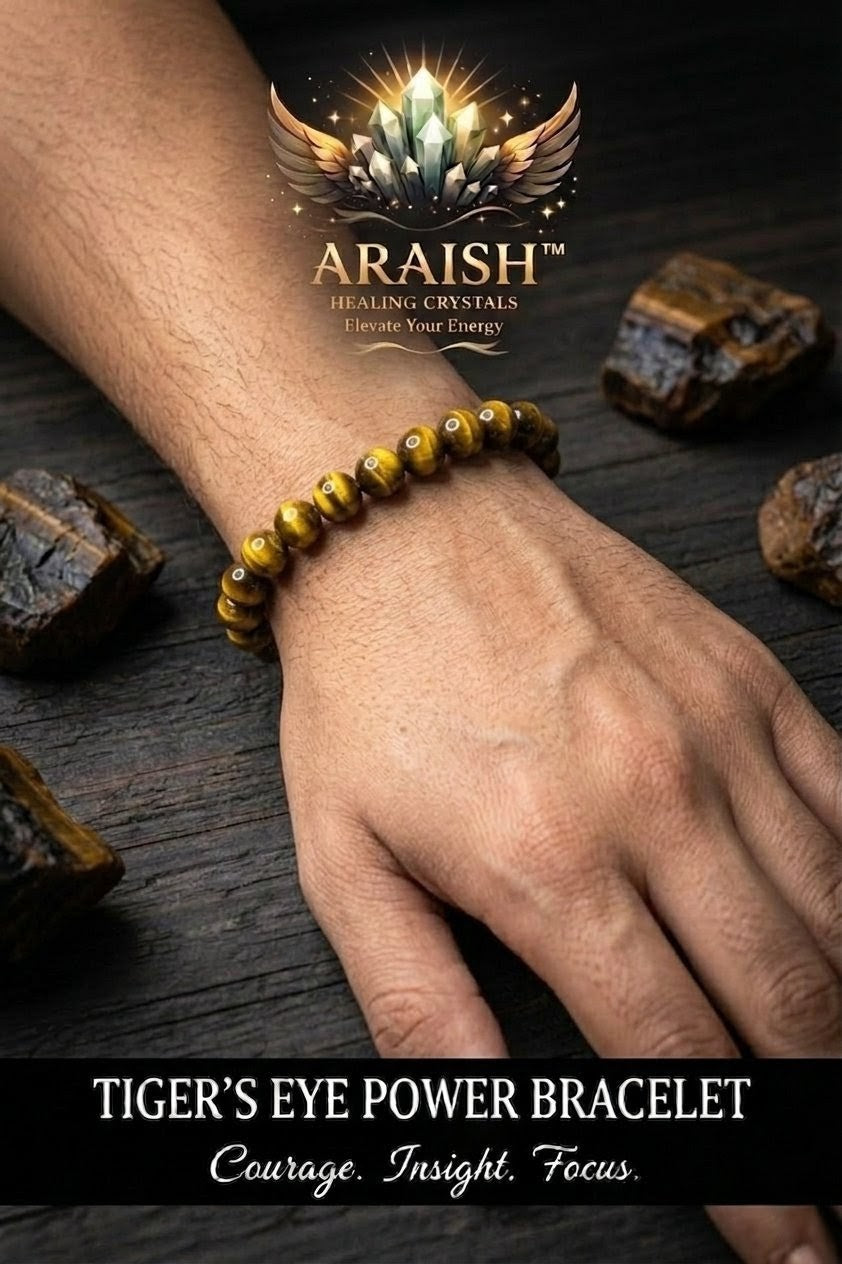 Tiger Eye Bracelet - Own Your Jungle.{With Certificate}