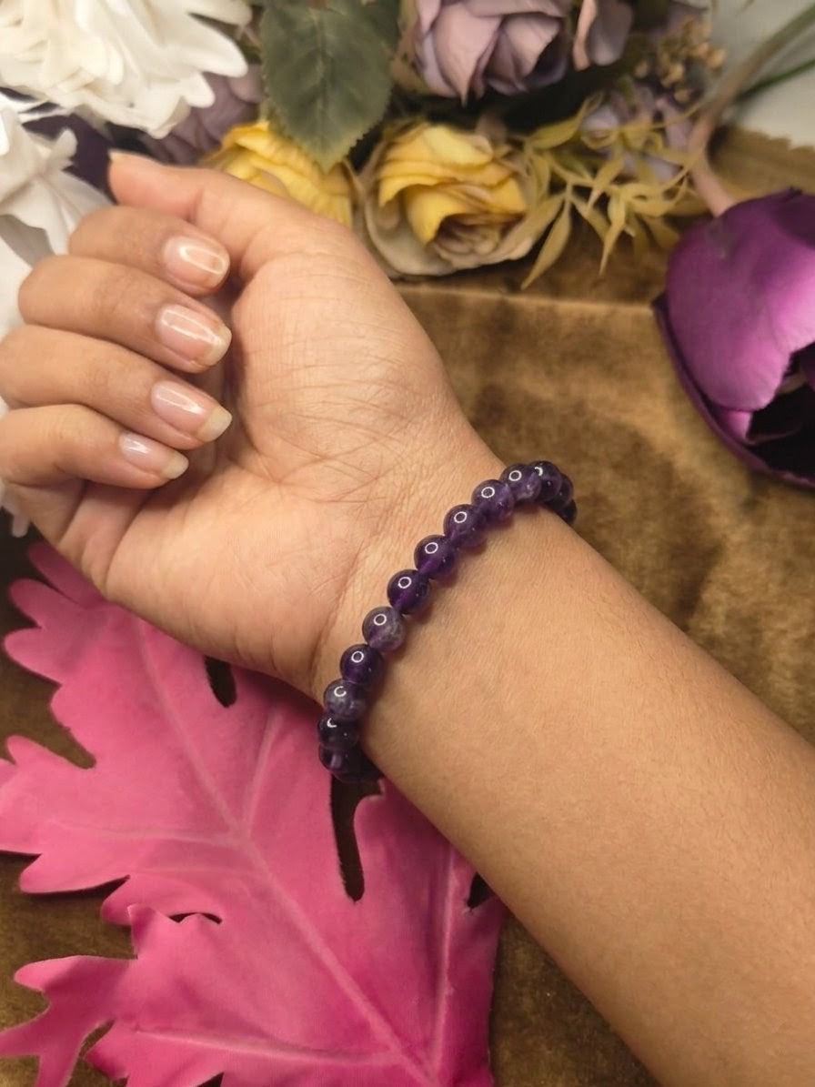Amethyst Bracelet - "Wear your peace of mind." {With certificate}