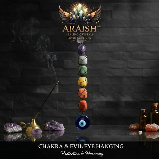 ARAISH™ 7 Chakra & Evil Eye Hanging – Protection & Harmony