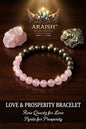 Love & Prosperity Bracelet: Harmonizing Heart and Ambition {With Certificate}