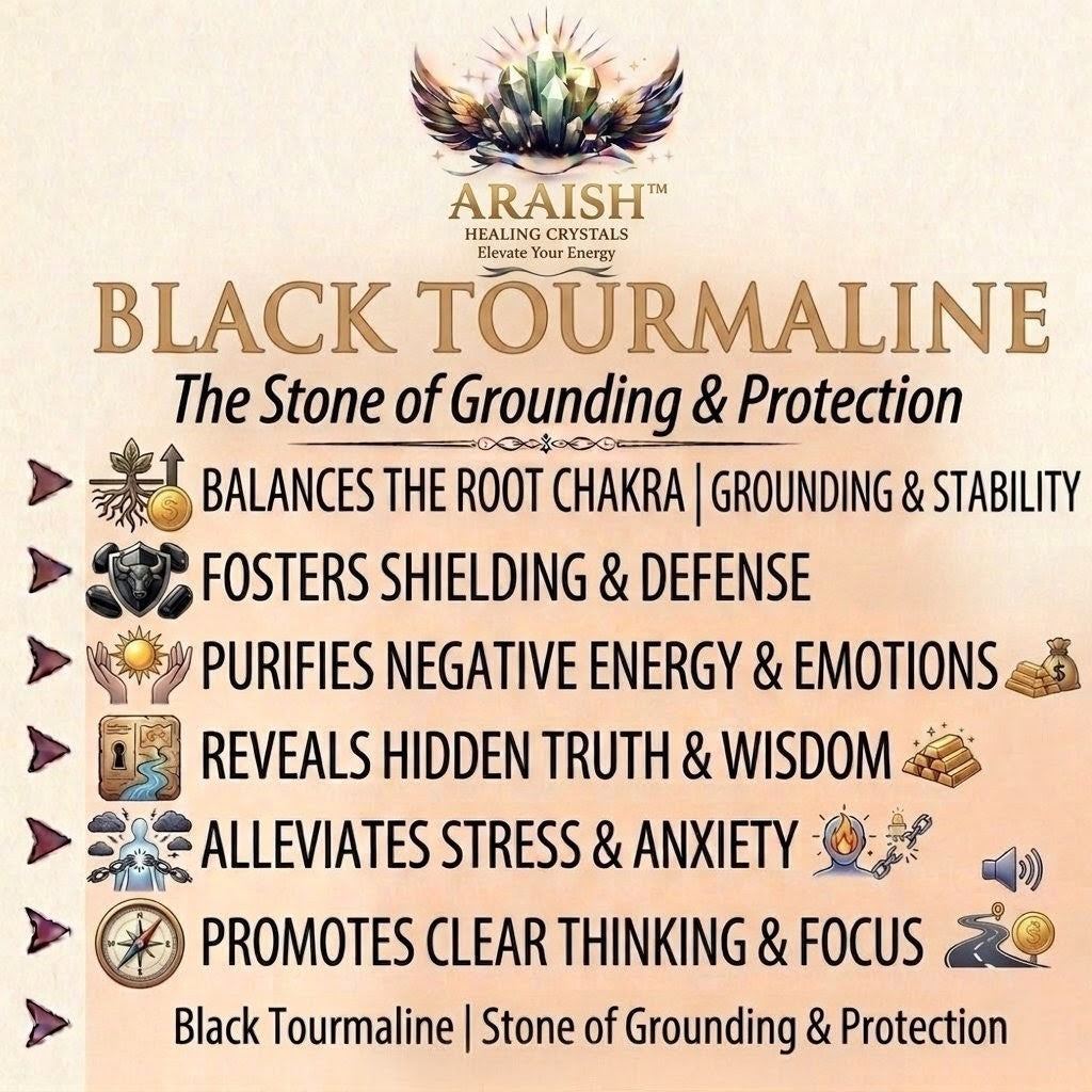 Black Tourmaline Wish Bottle: Protection & Manifestation