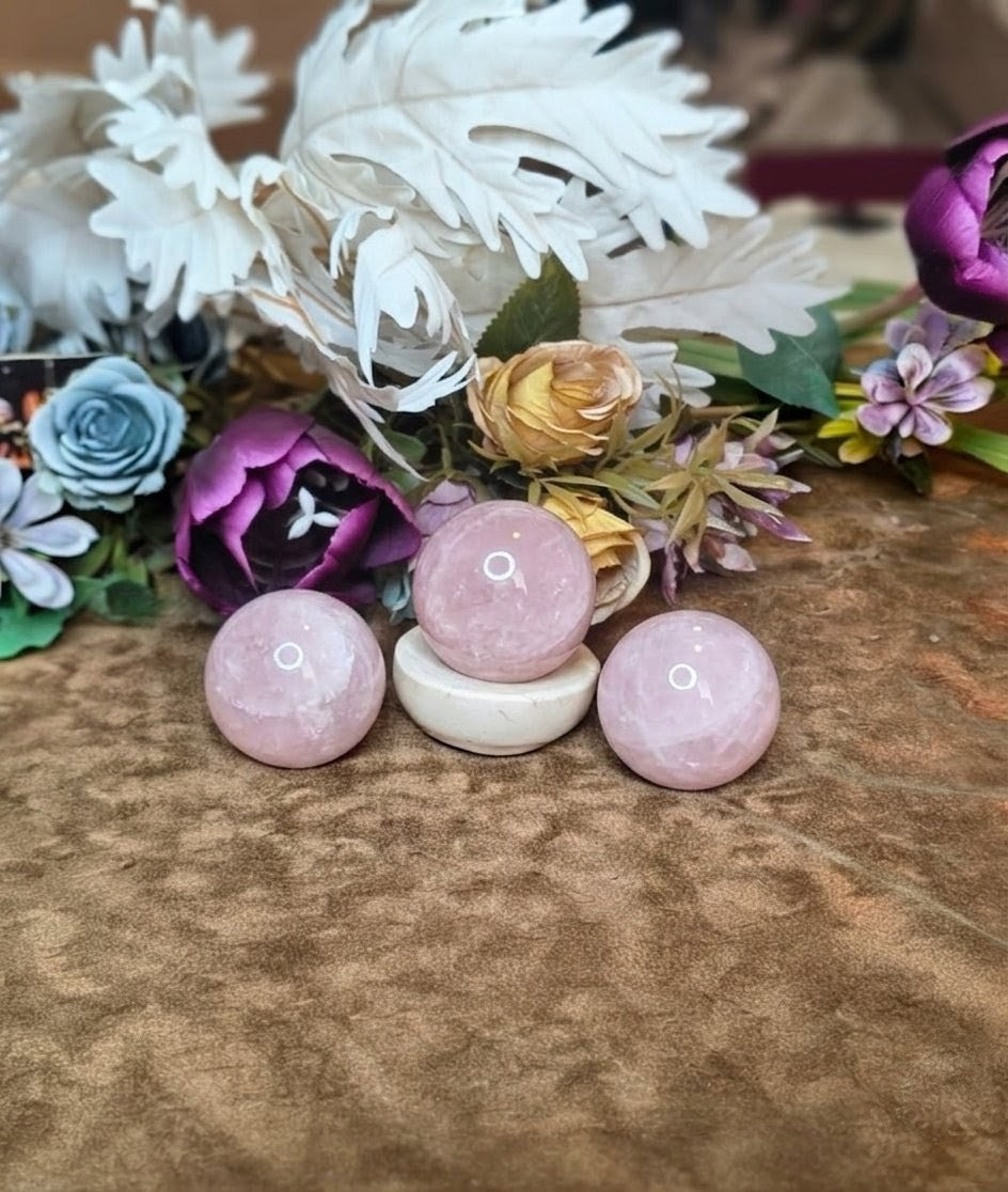Rose Quartz Spheres – The Stone of Unconditional Love
