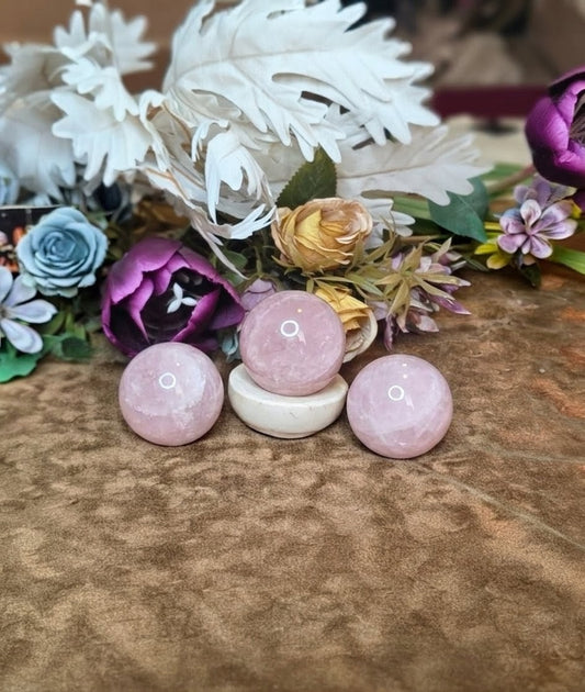 Rose Quartz Spheres – The Stone of Unconditional Love