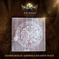 Astrological Mandala Selanite Plate {With Certificate}