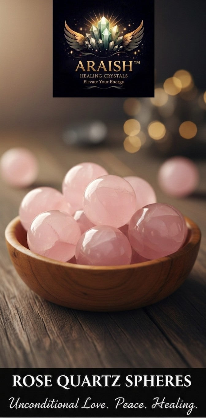 Rose Quartz Spheres – The Stone of Unconditional Love