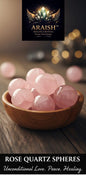 Rose Quartz Spheres – The Stone of Unconditional Love