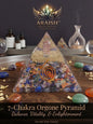 7-Chakra Orgone Pyramid: Balance, Vitality, & Enlightenment