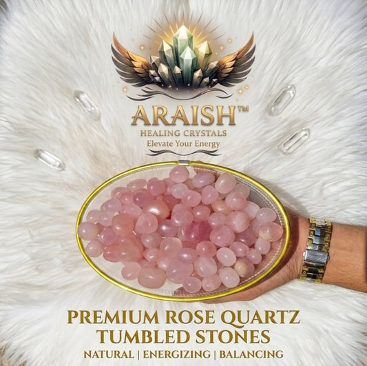 THE CONNECTOR | Premium Rose Quartz Tumbled Stones