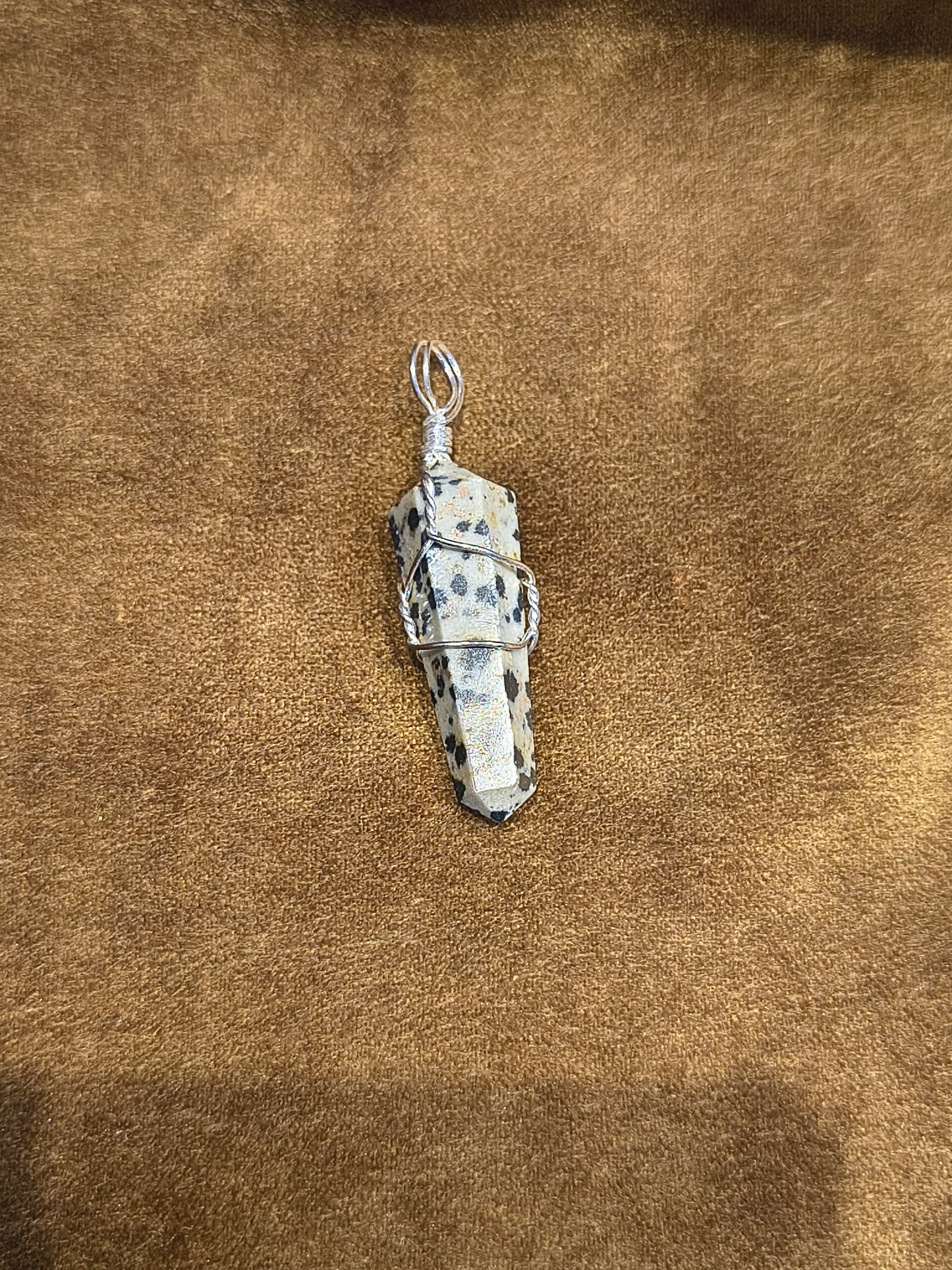 DALMATIAN JASPER JOY PENDANT (without chain)