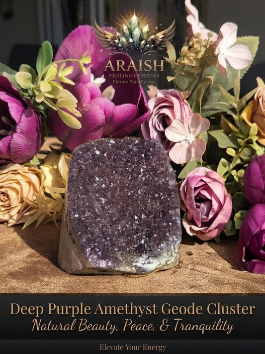 Original Deep Purple Amethyst Geode