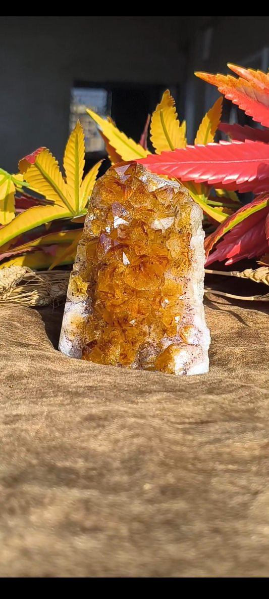 Original Natural Citrine Geode