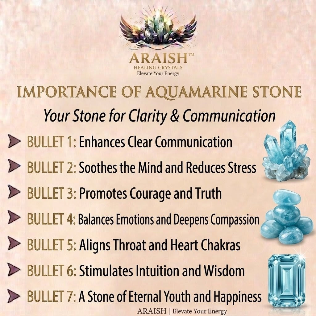 Aquamarine Orgone Pyramid – The Stone of Clarity & Calm