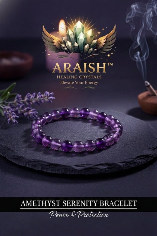 Amethyst Bracelet - "Wear your peace of mind." {With certificate}