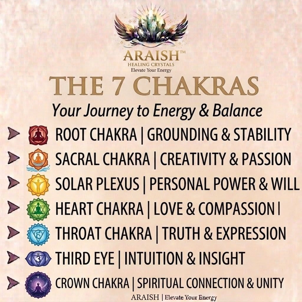 Chakra Harmony Tree in Golden Pot – Abundance & Alignment