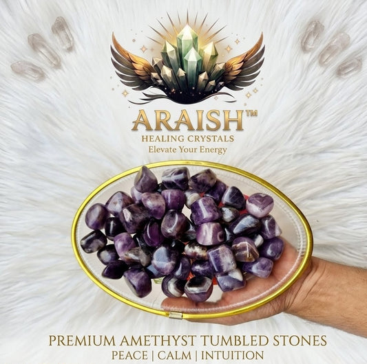 THE STRATEGIST | Premium Amethyst Tumbled Stones